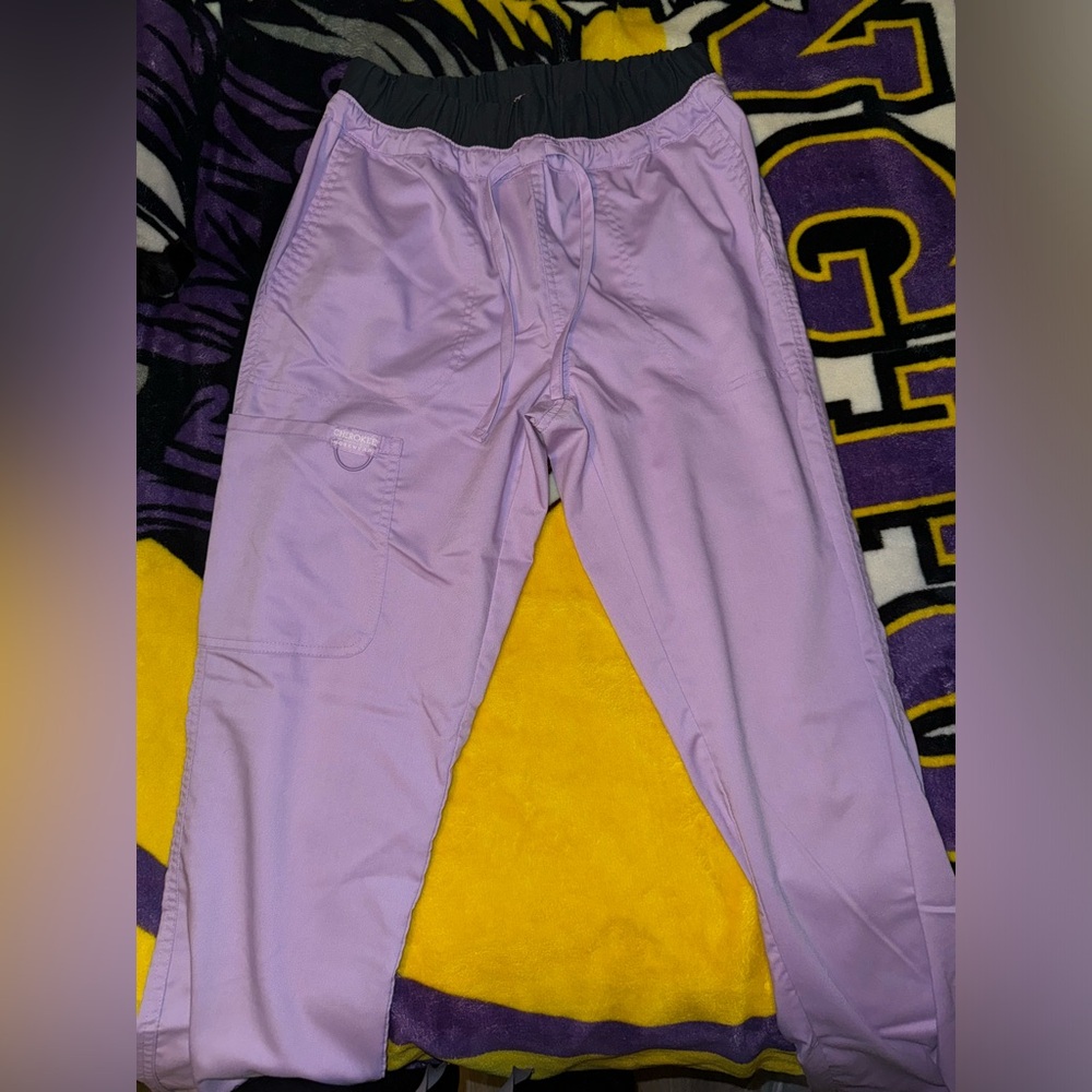 Cherokee straight leg scrub pants